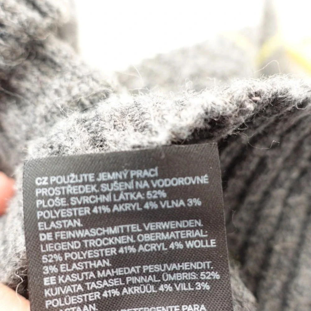 PRINGLE OF SCOTLAND x H&M Sweater Small Argyle Scottish Wool Roll Oversize Tunic - Picture 11 of 13